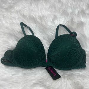 NWT la Senza remix green lace bra size 34C